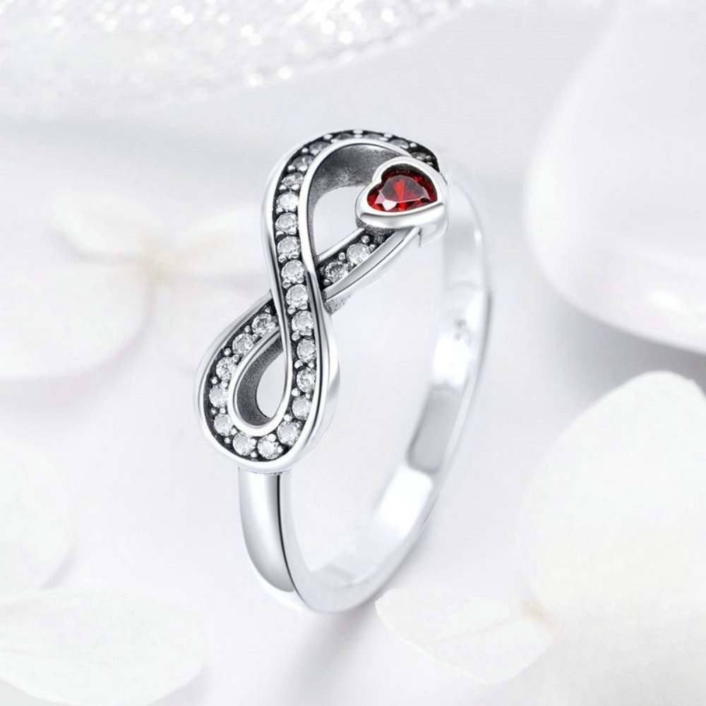 925 Sterling Silver Infinity Heart Ring | Engagement & Wedding Jewelry ...